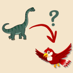 vogels uit dino's ontstaan