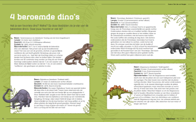 4 beroemde dino´s (kids)